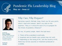 US Government Uses Blog Summit to Foster Discussion on Pandemic Flu