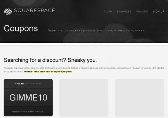 IMB_SquarespaceGimme10Offer The Ultimate Holiday Promotion Idea: Squarespace Gimme Offer