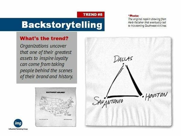 2013 Trend - Backstorytelling