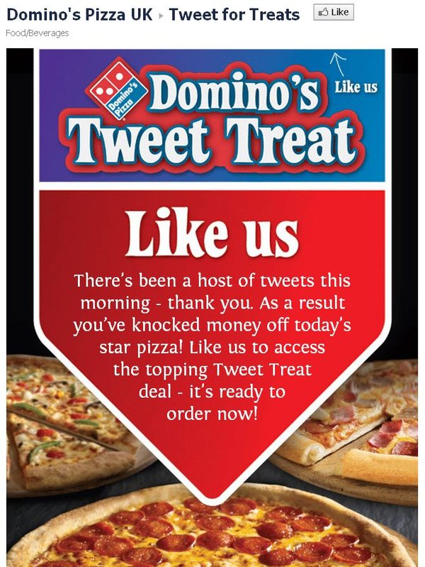 3 Strategic Ways To Use Hashtags For Marketing: Dominos Tweet Treat