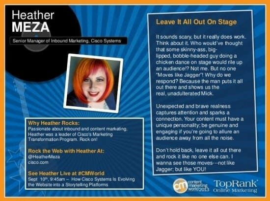 Content-Marketing-Heather-Meza 36 Quick Tips And Examples Of Great Content Marketing: Content Marketing Heather Meza