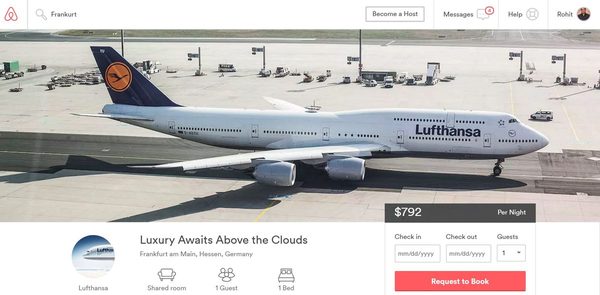 Lufthansa Becomes First Airline To Sell Tickets On Airbnb