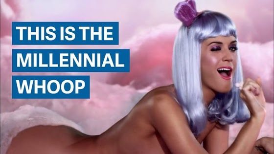 Illustration of the Millennial Whoop three note pop music progression