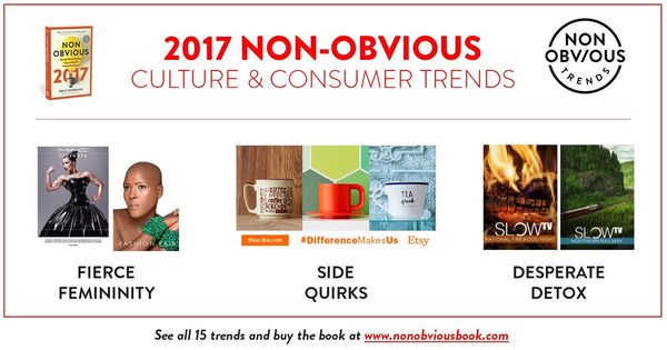 Summary of the 2017 culture and consumer behavior trends