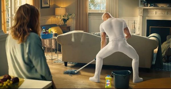 The Best and Worst of Super Bowl 2017 Marketing Strategy: Super Bowl Mr Clean Man Who Cleans