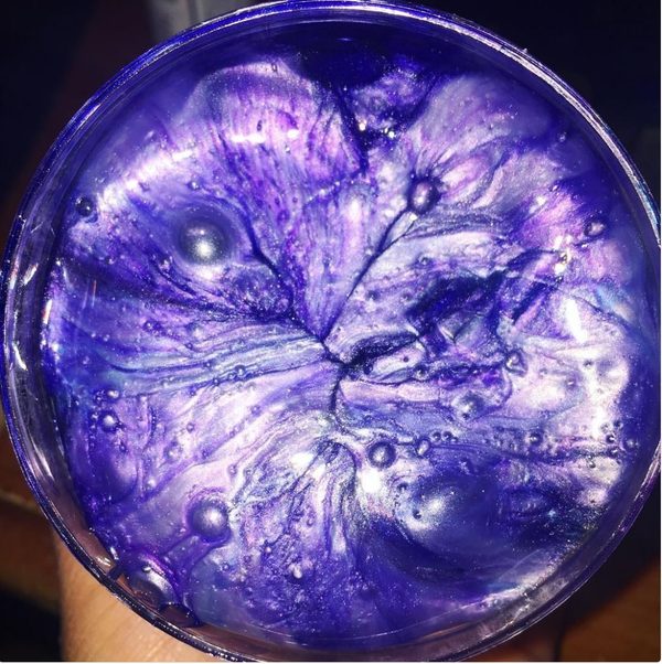 Homemade slime made from Elmer’s glue as shared on Instagram