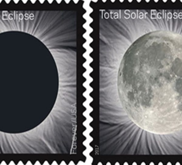 USPS color changing solar eclipse stamp
