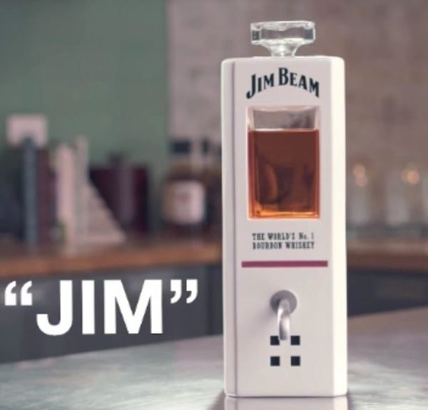 Jim Beam smart decanter