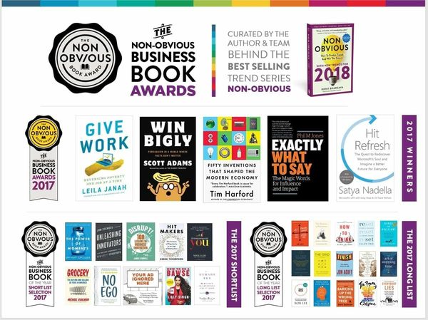 The Best Business Books Of 2017 | Non-Obvious Book Award Winners