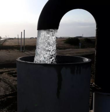 Bottles of raw untreated spring water