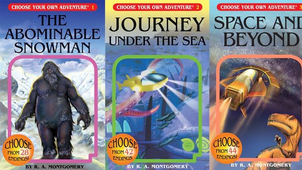 Choose Your Own Adventure book cover artwork