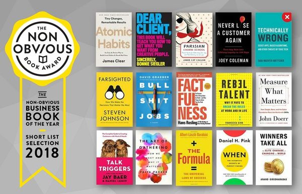 The 2018 Non-Obvious Book Awards - Top 50 Business Books Of The Year: NOBook Awards Shortlist Winners