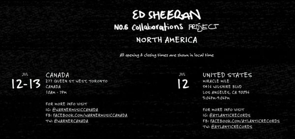 6 Marketing Lessons From Ed Sheeran: Ed Sheeran Marketing Popup Stores