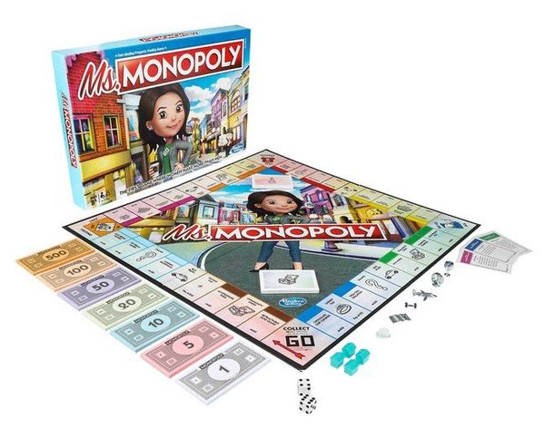 Ms. Monopoly board game box
