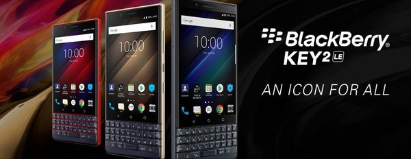 BlackBerry smartphone with a physical keyboard