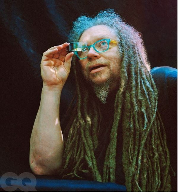 Jaron Lanier photographed for his GQ cover story