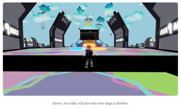 Roblox avatars in a virtual world
