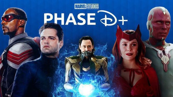 Marvel Studios characters on Disney+