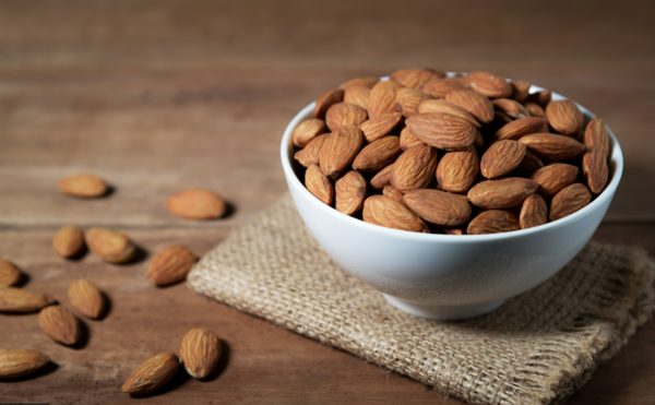 A pile of almonds, ranked the world’s most nutritious food
