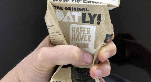 Oatly oat milk branding in the PureOaty lawsuit story