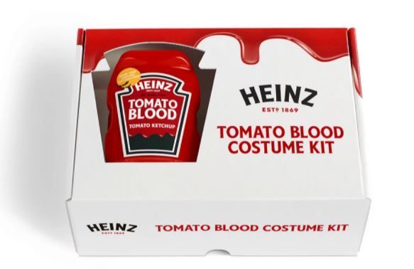 Heinz Tomato Blood ketchup costume kit