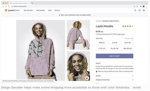 "Design Decoder" Software Makes Ecommerce Accessible For Color Blind Shoppers