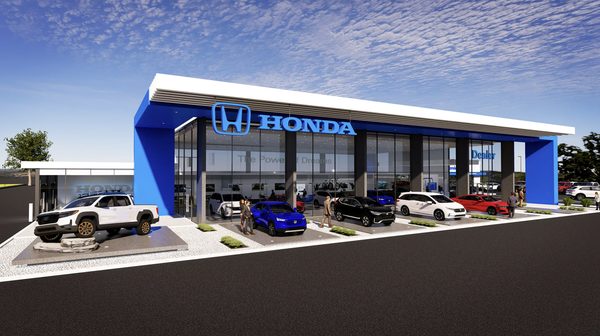 Honda’s smaller modular dealership concept design
