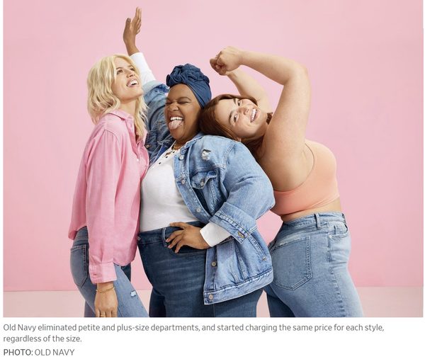 What Old Navy’s Failed Experiment In Inclusive Sizes Means For Retailers