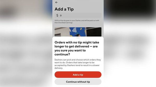 DoorDash Launches Alert To Encourage Pre-Tipping If You Want Your Food Faster