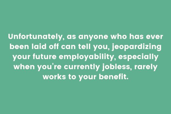 The One Time When Everyone Lies on Social Media: After Getting Laid Off