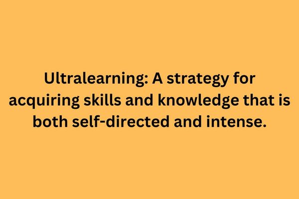The Non-Obvious Book of the Week: Ultralearning by Scott H. Young