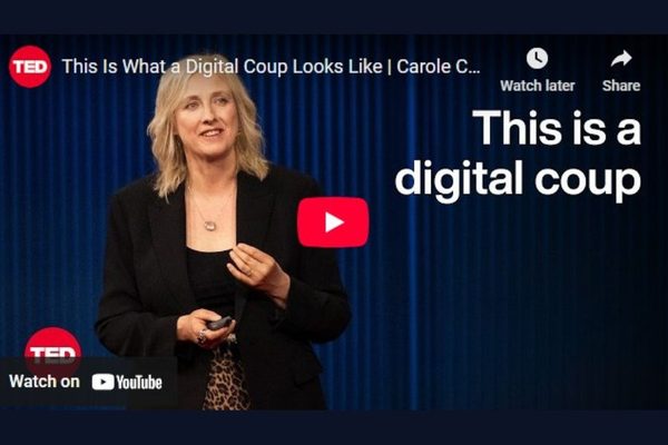 3 Powerful Talks from TED This Week That Are Already Available Live to Watch: Digital coup