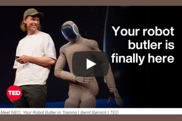 3 Powerful Talks from TED This Week That Are Already Available Live to Watch: TED Robot butler