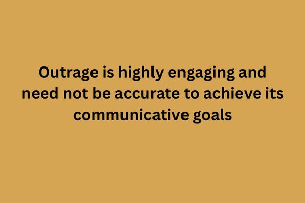 All Online Outrage Is Fake: Manufactured outrage