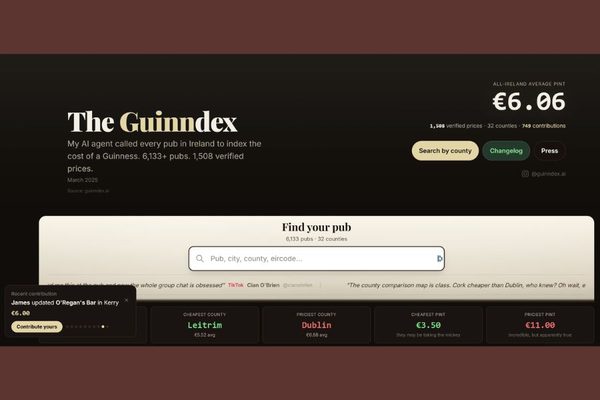 How One Man Lowered the Price of Guinness by Using AI to Call 6,000+ Pubs Across Ireland