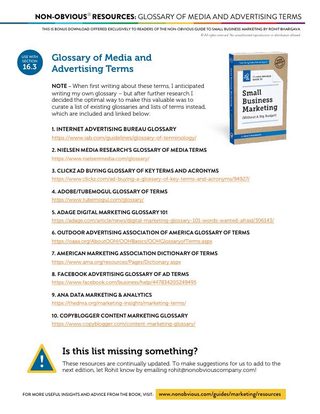 Glossary of Media Terms (Chapter 16) thumbnail