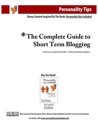 Bonus Tips: The Complete Guide to Short-Term Blogging thumbnail