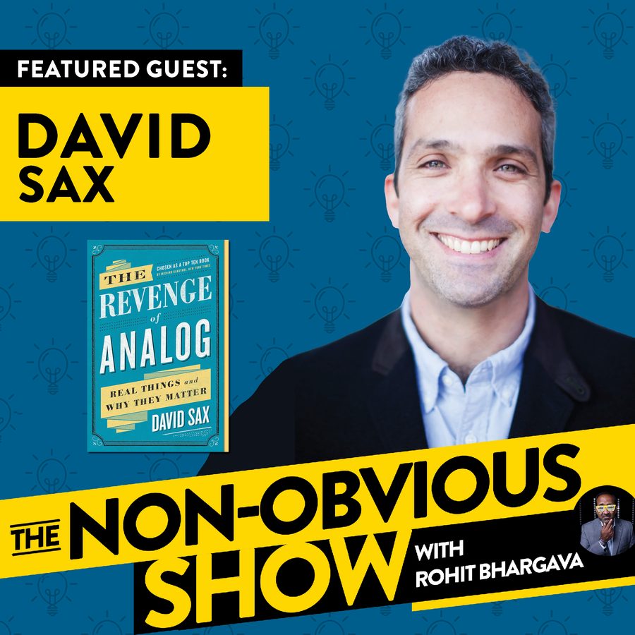 Why An Analog World Is More Human - David Sax cover art
