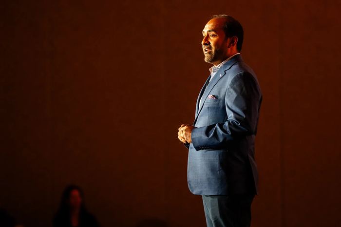 Rohit Bhargava speaking on stage