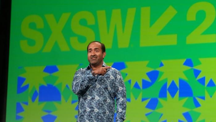 Rohit on the SXSW stage